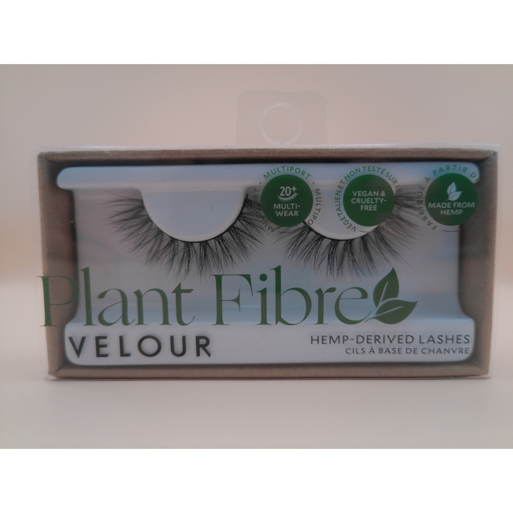 Velour Flower Power Plant Fiber Lashes Vegan Black Strip Eyelashes NEW